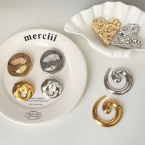 Large collection stainless steel brooch temperament chest flower versatile and not fading