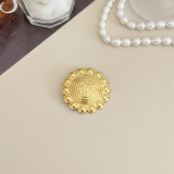 Stainless Steel Brooch Collection: Durable, Irregular Design, Pin Accessories, Jewelry Accessories