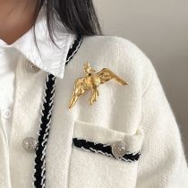 Stainless steel brooch collection, clothing accessories, chest flower brooch