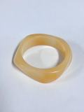 Dyeing coffee colored bracelet resin ladies' curved bracelet student best friend circular bracelet vinegar bracelet
