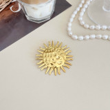 Stainless Steel Brooch Collection: Durable, Irregular Design, Pin Accessories, Jewelry Accessories