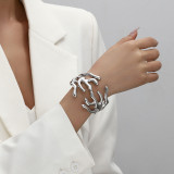 Premium irregular alloy bracelet, smooth and minimalist, trendy and stylish fashion band