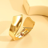 Premium irregular alloy bracelet, smooth and minimalist, trendy and stylish fashion band