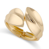 Premium irregular alloy bracelet, smooth and minimalist, trendy and stylish fashion band