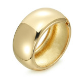 Premium irregular alloy bracelet, smooth and minimalist, trendy and stylish fashion band