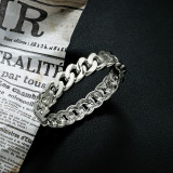 Premium irregular alloy bracelet, smooth and minimalist, trendy and stylish fashion band