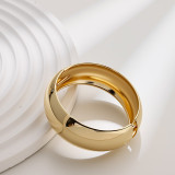Premium irregular alloy bracelet, smooth and minimalist, trendy and stylish fashion band