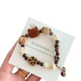 Cute puppy cat bracelet ceramic cartoon couple best friend bracelet