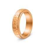 New stainless steel rotating ring, handmade irregular rotating pressure reducing ring