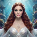 Mermaid Good sisters Necklace Original Design Collar Chain