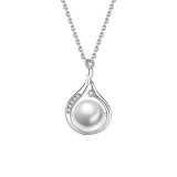 Jumping Love Dynamic Necklace Female S925 Silver Clavicle Chain Pendant