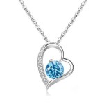 Jumping Love Dynamic Necklace Female S925 Silver Clavicle Chain Pendant