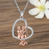 Mermaid Good sisters Necklace Original Design Collar Chain