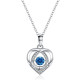 Jumping Love Dynamic Necklace Female S925 Silver Clavicle Chain Pendant