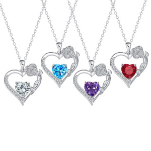 Jewelry Rose Lover's Love Necklace Female Charm Jewelry