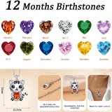 Cartoon Cat Hugging Love Pendant Cute and Fashionable Black Cat Pendant Necklace for Women
