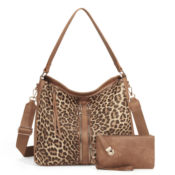 Leopard checkerboard pattern hand-held shoulder bag, checkered diagonal cross sub mother bag