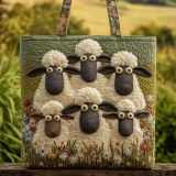 3D New Women's Lamb Pattern Printed Handbag Shoulder Bag