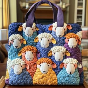 3D New Women's Lamb Pattern Printed Handbag Shoulder Bag