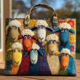 3D New Women's Lamb Pattern Printed Handbag Shoulder Bag