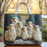 3D New Women's Lamb Pattern Printed Handbag Shoulder Bag