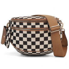 New checkerboard checkerboard hot selling crossbody bag, shoulder bag, shell bag