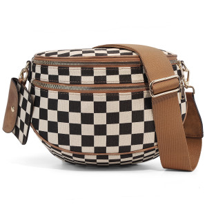 New checkerboard checkerboard hot selling crossbody bag, shoulder bag, shell bag