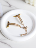 Suitable for Apple s8 watch Applewatch9876se heart-shaped metal hollow bracelet IWatch10 strap