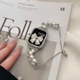 Suitable for Apple Watch S10 Ultra Pearl Chain Strap for Women