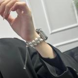 Suitable for Apple Watch S10 Ultra Pearl Chain Strap for Women