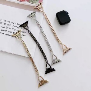 Suitable for Apple Watch Straps 1-9 Generation SE S10 S11 Cross shaped Metal Strap