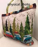 3D New Women's Lamb Pattern Printed Handbag Shoulder Bag