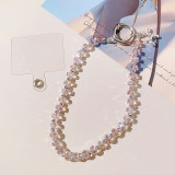 Crystal Wheel Bead Pendant Phone Chain Phone Case Bag CCD Chain Decorative Strip Clip Anti