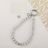 Crystal Wheel Bead Pendant Phone Chain Phone Case Bag CCD Chain Decorative Strip Clip Anti