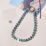 Crystal Wheel Bead Pendant Phone Chain Phone Case Bag CCD Chain Decorative Strip Clip Anti