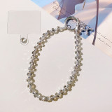 Crystal Wheel Bead Pendant Phone Chain Phone Case Bag CCD Chain Decorative Strip Clip Anti