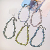 Crystal Wheel Bead Pendant Phone Chain Phone Case Bag CCD Chain Decorative Strip Clip Anti