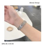 Suitable for Applewatch S11 seven bead stainless steel Apple IWatch butterfly buckle bracelet