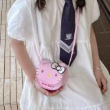 Children's bag, cartoon cute zero wallet, stylish parent-child crossbody bag, headphone jack, red envelope, women's bag