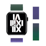 Suitable for Apple iwatch S10/11 Milanese stainless steel strap magnetic buckle