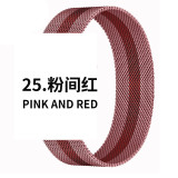 Suitable for Apple iwatch S10/11 Milanese stainless steel strap magnetic buckle