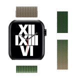 Suitable for Apple iwatch S10/11 Milanese stainless steel strap magnetic buckle