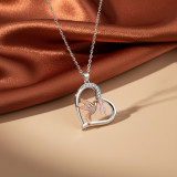 Rhododendron Bird Love Necklace Clavicle Chain Fashion Casual Accessories
