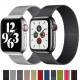 Suitable for Apple iwatch S10/11 Milanese stainless steel strap magnetic buckle