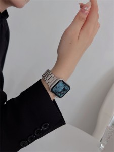 Suitable for Apple Watch stainless steel metal iwatch strap