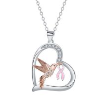 Rhododendron Bird Love Necklace Clavicle Chain Fashion Casual Accessories