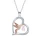 Rhododendron Bird Love Necklace Clavicle Chain Fashion Casual Accessories