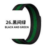 Suitable for Apple iwatch S10/11 Milanese stainless steel strap magnetic buckle