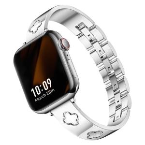 Hot selling clover bracelet strap suitable for Apple Watch stainless steel strap