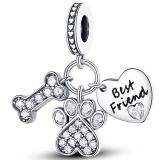 Pandora Hot Selling Cartoon Alloy Spider Man Crocodile Faceless Male Bead DIY Accessories